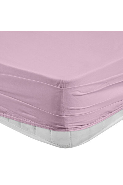 Altınbaşak Freesia Single Ranforce Fitted Sheet 120X200+35 cm Lilac