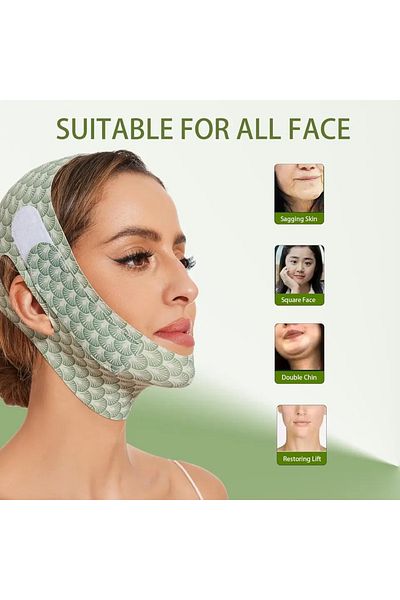 Choice Reseda V-Line Mask Chin Strap For Sleeping Jawline Shaper Jaw Exerciser For women