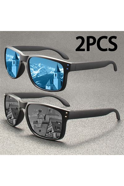 Choice C3 2PCS New Polarized Glasses Men Women Fishing Glasses Sun Goggles Camping Hiking Driving Eyewear
