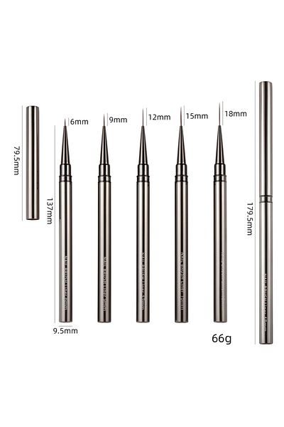 Choice 5pcs combo 5PCS Nail Art Liner Brushes Hand Painted Brush Acrylic UV Gel Colours Paints Builder Draw