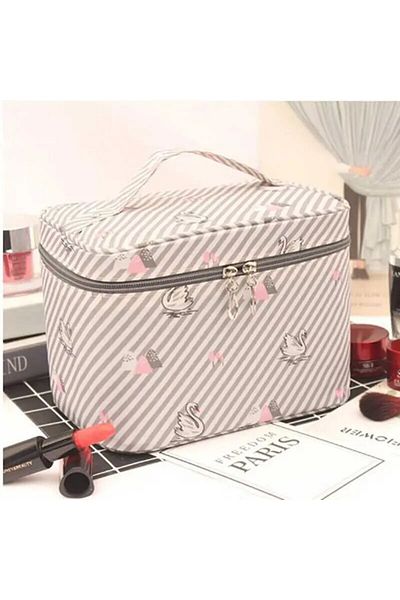 Choice swan Handheld Makeup Storage Bag Waterproof Portable Multifunctional Travel Cosmetic Cleaning Organi