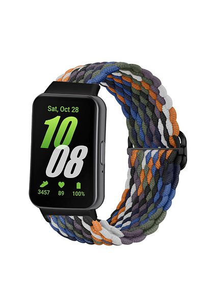 Choice For galaxy fit 3 cowboy for Samsung Galaxy Fit 3 Strap Accessories watchband sport Nylon Braided Adj