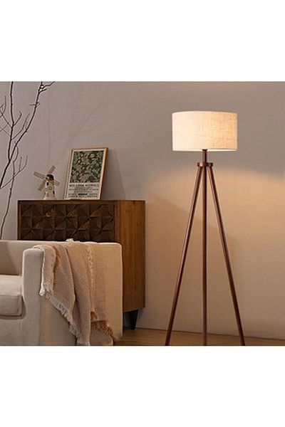 Türkiye Nordic Modern Bedroom linen cover Standing Floor vertical lamp