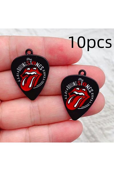 Choice BROWN 10pcs Cartoon Charm Jewelry Accessories Enamel Necklace Earring Pendant Diy Making Craft Suppl