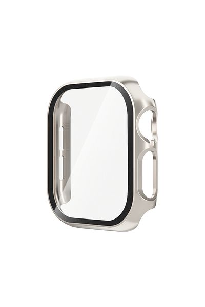 Choice 46mm Starlight Glass+cover For Apple Watch S10 42mm 46mm Case Film PC bumper Screen Protector iWatch
