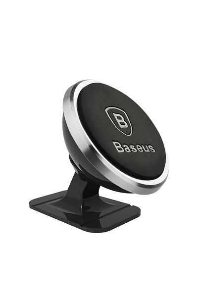 Baseus Suport magnetic de telefon auto argintiu, ediție Overseas, pentru cockpit