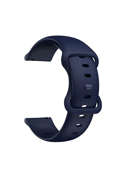 Choice 22mm Midnight blue 20mm 22mm Silicone Band For Samsung Galaxy Watch Active 2 Strap Galaxy Watch 6/3/