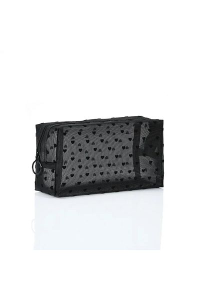 Choice Black-NO.4 Women Cosmetic Toilet Storage Pouch Bag Ladies Toiletry Lipstick Key Coin Organizer Bags