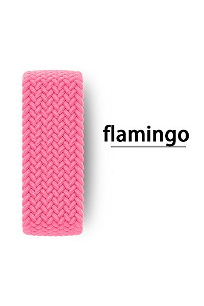 Choice SS 38 40 41 42(S10) mm flamingo Braided Solo Loop For Apple watch Band 44mm 45mm 42mm 40mm 41mm 46mm
