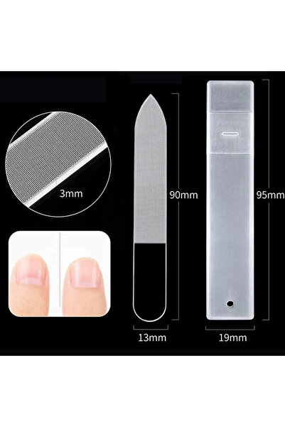 Choice ملف أظافر من سلسلة C، قطعة واحدة، تلميع وصنفرة شفافة، ملف زجاجي نانوي ...