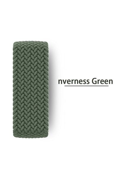 Choice L 42 44 45 46 49 mm 4inverness green Braided Solo Loop For Apple watch Band 44mm 45mm 42mm 40mm 41mm