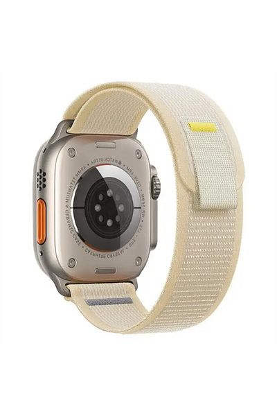 Choice S10-46 42 44 45 49mm Off white Strap for Apple Watch Band 49mm 45mm 44mm 40mm 41mm 42mm 38 46mm Nylo
