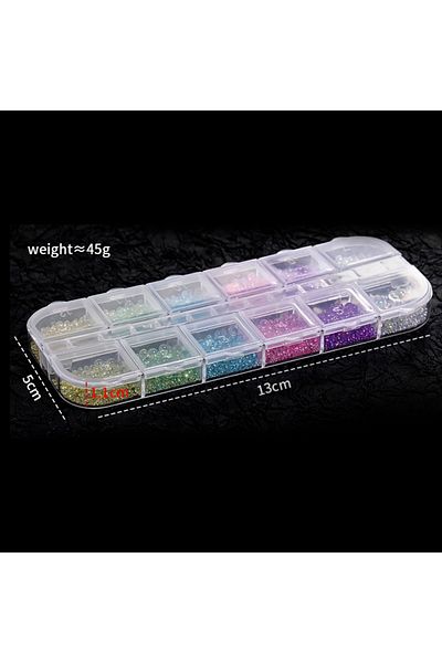 Choice 1 Nails Art Bubble Rhinestones Purple Yellow Pink Accessories Acrylic 3d Epoxy Resin Parts 1 Box Ma.