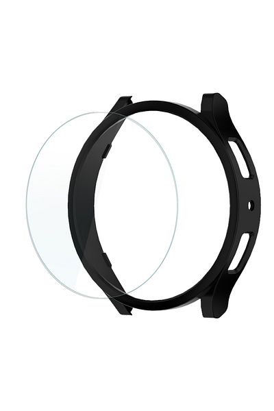 Choice Galaxy Watch4 5 40mm Black Case for Samsung Galaxy Watch7 6 5 4 40mm 44mm Screen Protector Hard PC P