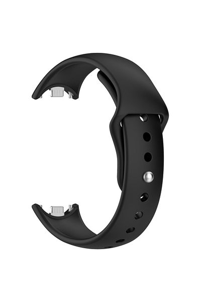 Choice XIAOMI 8 9 Black Silicone Strap For Xiaomi Mi Band 10 9 8 Sport Smart Watch Wrist Bracelet Band9 Ban