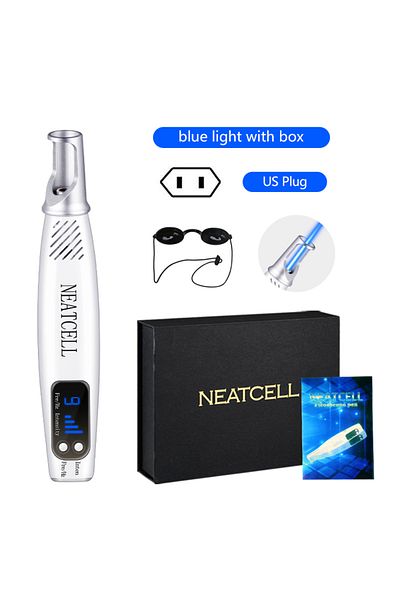 Choice pim-blue-with-box-US Picosecond Laser Pen for Scar Removal Blue Light Therapy Scar Mole Freckle Remo