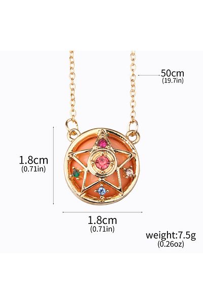 Choice N01081-05 Anime Sailor Moon Necklace Magic Girl Tsukino Usagi Cosplay Pendant Necklace For Fan Gift