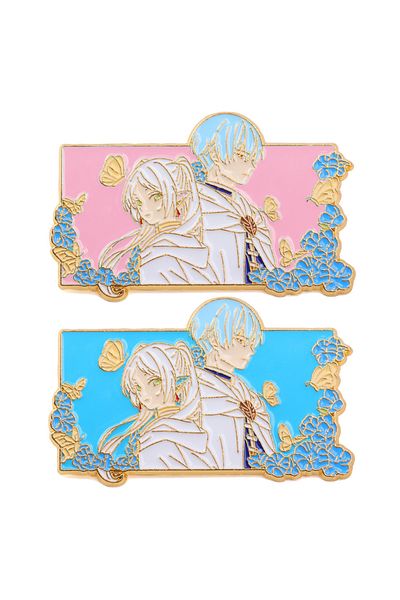 Choice 2PC Anime Frieren: Beyond Journey's End Brooch Anime Character Frieren And Himmel Lapel pins Badges