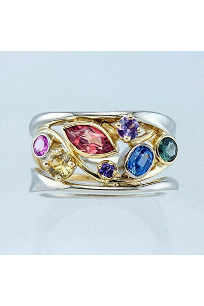 Choice 8 P941 خاتم تورينا كريستال كوارتز أيونيكس للنساء خاتم أيونيكس العلاجي من الكوارتز الكريستالي لإنقاص الوزن والليمفاوية