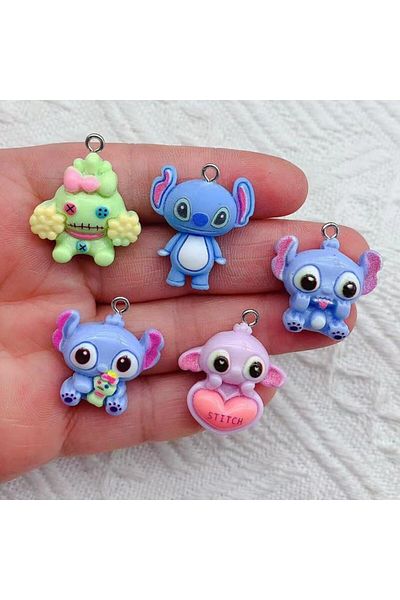 Miniso Light Yellow Color 10pcs Cartoon Dog Resin Charms for Diy Jewelry Making Cute Earring Necklace Keych