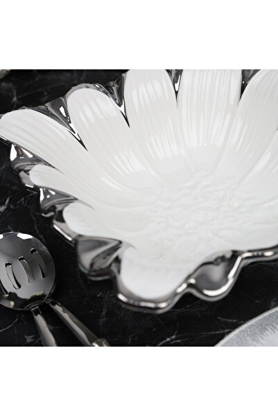 ROY KING Flora Silver Square Salad Bowl 18*18*7 cm