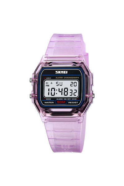 Skmei purple 2056 Electronic Watch for Men Women Waterproof Sport Calendar Date Wristwatch Countdown
