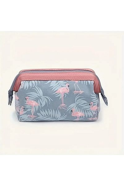 Choice flamingo Women's makeup bag flamingo travel essentials toiletry storage bag portable Cosmetic Bag la