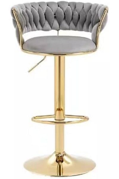 Türkiye djustable Height Metal Frame Cushioned Bar Stool with Emerald Velvet Seat style only 1 pcs chair