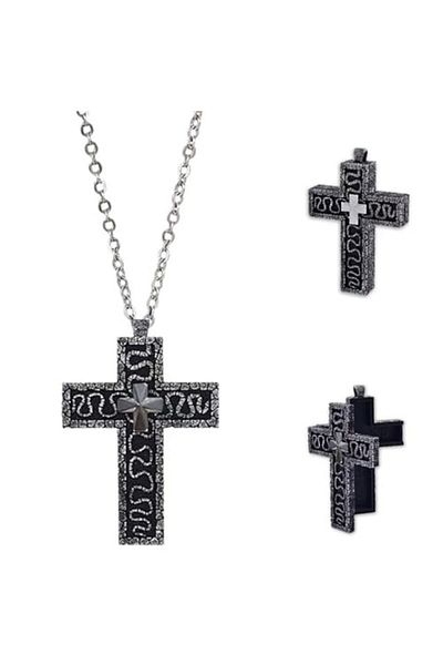 Choice colorful Cross Necklace With Secret Compartment,Necklace With Old Cross Pendant,Gothic Punk Hip Hop