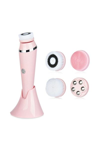 Choice pink Electric Facial Brush Electric Rechargeable Waterproof exfoliating peel deep cleansing skin por