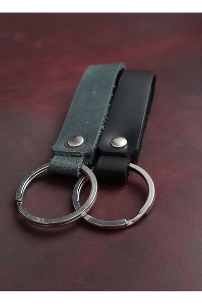 BSN Store 2 Pack Keychain Fashion Real Leather Keychain