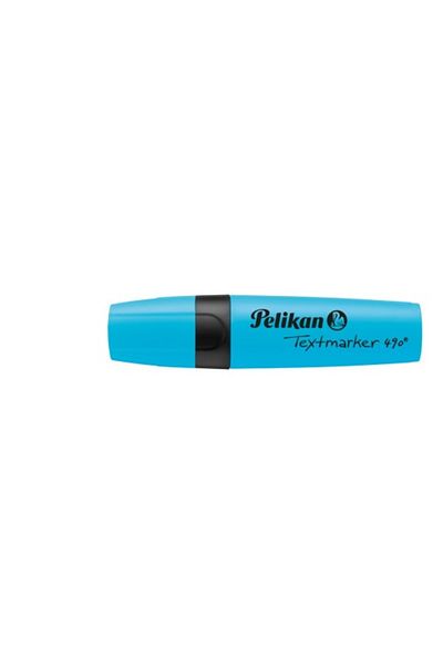 Pelikan Textmarker 490, Material Plastic, Culoare Albastru