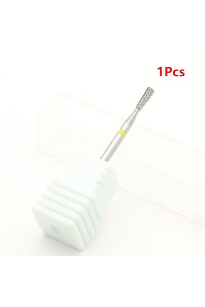 Choice DaotiDing-Bai New! Yellow Carbide Nail Drill Bit Electric Manicure Drills Milling Cutter Burr Appara