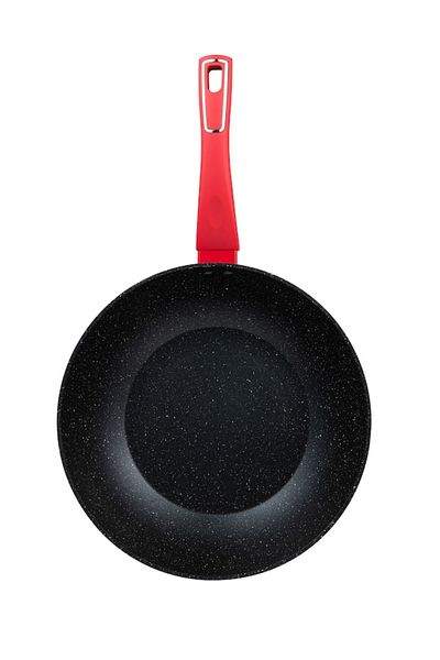 Bergner Red line wok pan, forged aluminum, induction, 28 cm