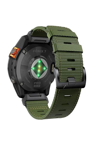 Choice QuickFit 22mm Army green 22mm 26mm Nylon Band For Garmin Fenix 7 7X 6X Pro/Epix Pro Gen 2 51mm 47mm
