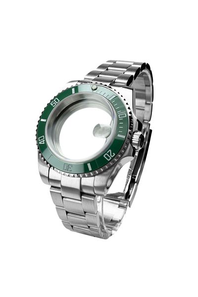 Choice F-glass-date 40mm 200m Waterproof NH34 NH35 NH36 Watch Case Accessories for Oyster Band SUB Watch Ma
