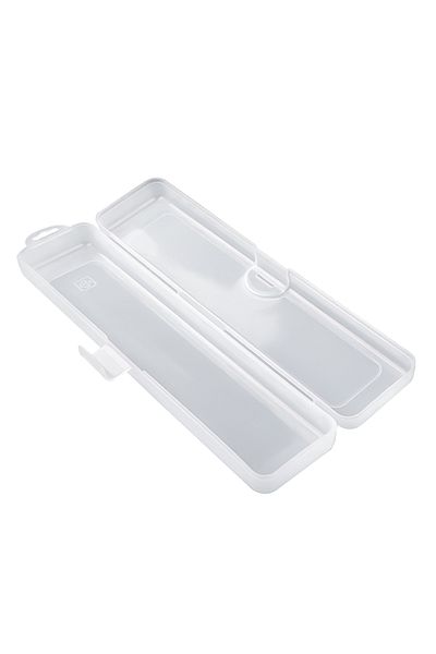Choice Transparent-Box Portable Makeup Brush Storage Box Eyebrow Pencil Tableware Chopsticks Transparent W