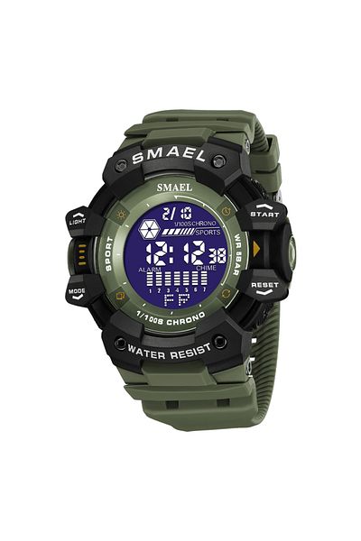 Choice Army Green 2023 Men Watches Luxury Man Military Watch SMAEL 8050 Waterproof Big Dial Fashion LED Bac