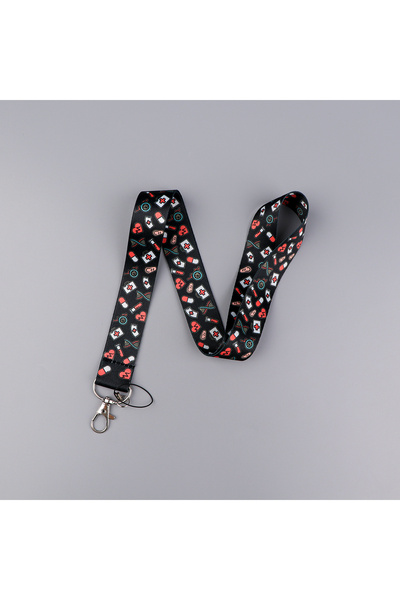 Choice 4 حبل مفاتيح للطبيب والممرضة وحزام للرقبة وبطاقة الهوية وحامل سلسلة ال...