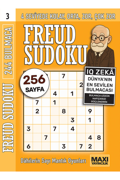 MAXİ Sudoku Yaratıcı İnsanların Sayı ve Mantık Oyunları 3
