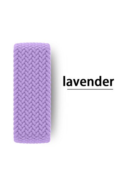 Choice M 38 40 41 42(S10) mm lavender Braided Solo Loop For Apple watch Band 44mm 45mm 42mm 40mm 41mm 46mm