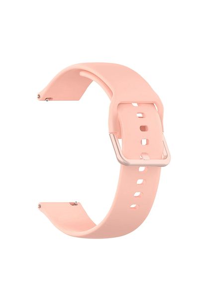 Choice 20mm Pink 20mm 22mm Silicone Band For Samsung Galaxy Watch Active 2 Strap Galaxy Watch 6/3/4/5 Pro 4