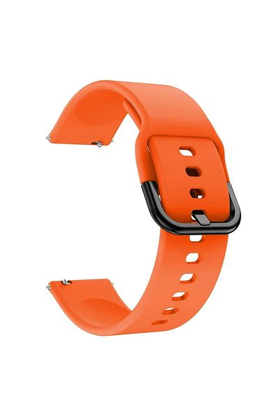 Choice 22mm Orange 20mm 22mm Silicone Band For Samsung Galaxy Watch Active 2 Strap Galaxy Watch 6/3/4/5 Pro
