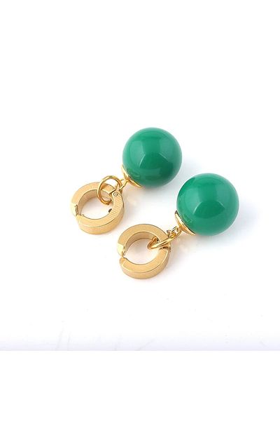 Choice Rhodium Plated New Takerlama Super Vegetto Potara Earrings Black Son Goku Zamasu Earrings for Women