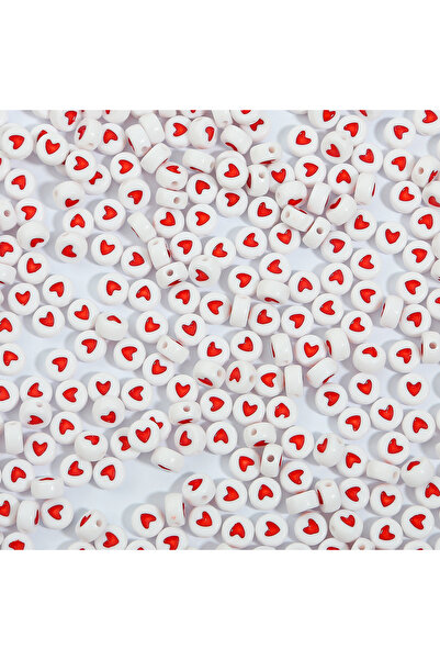 choice2 100pcs Acrylic Heart Shaped Beads Handmade DIY Making Beaded Bracelet...