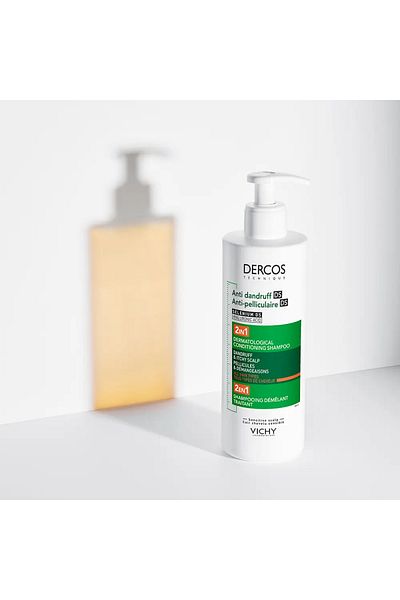 Vichy Sampon 2 In 1 Anti-matreata Cu Efect De Revitalizare, Dercos Technique, 400 ml