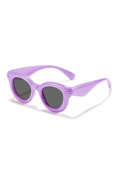 Choice purple- Adorable Sweet Decor Classic Cartoon Fashion Sunglasses for Boys Girls Outdoor Sports Party