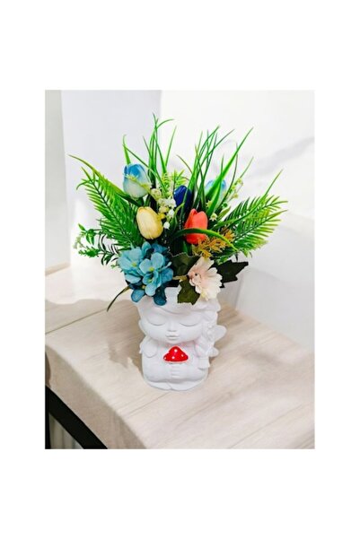 OEM Vază Bust cu Aranjament Floral