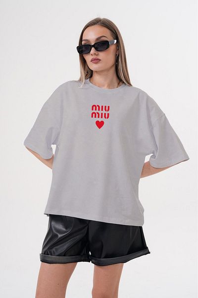 JANSO GROUP -Women's Cotton Printed A04 Short Sleeve Tshirt Oversize Large Size