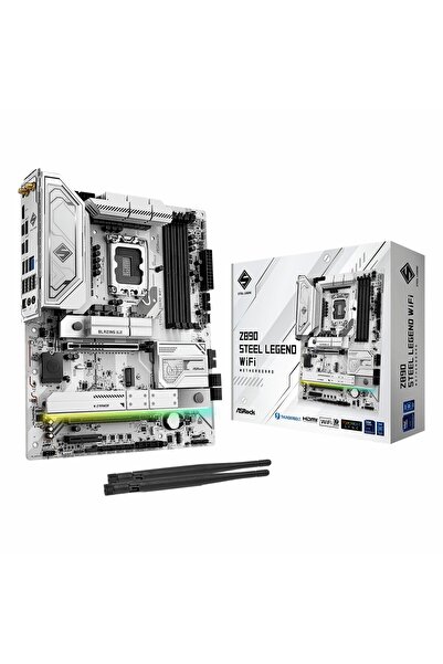ASROCK Z890 Steel Legend WiFi DDR5 (9066MHz)OC M.2 HDMI/USB-C PCIe 5.0 1851P ...
